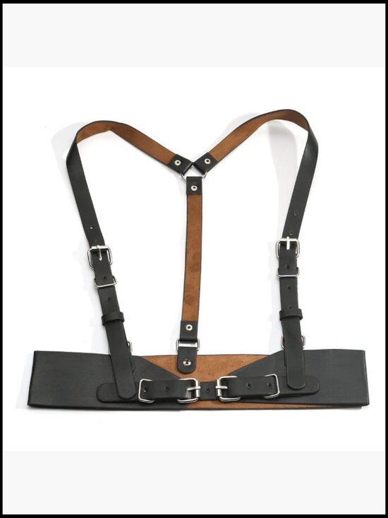 Punk Gothic Body Chain Harness Belt Adjustable Waist Rave Halloween Party main image 2